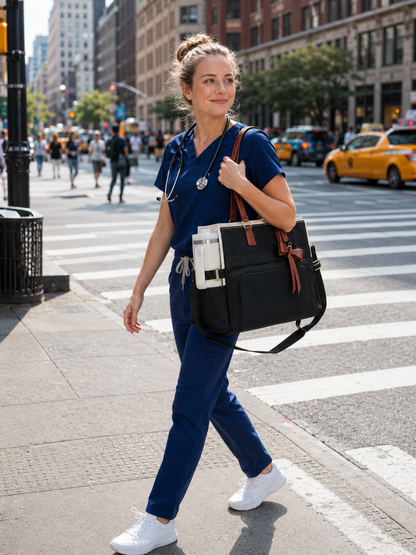 ShopDayTote™Nurse Tote Bag for Work & Long Shifts 15.6 inch